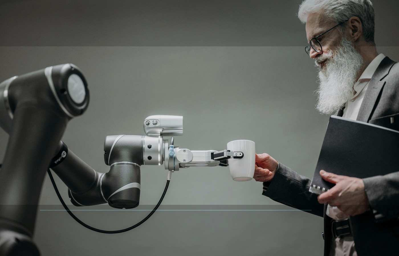 Illustration showing projected job creation, displacement, and net growth through 2030